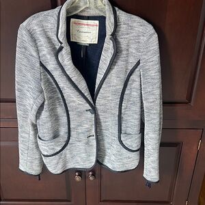 Cartonnier Gray and Black Trim Blazer